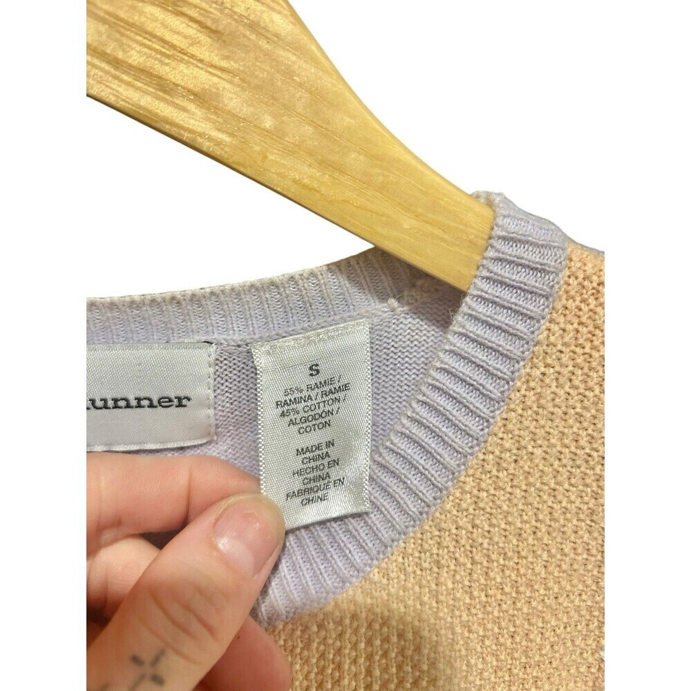 Alfred Dunner Sweater Top Short Sleeved Cottagecore Womens Size Small Pastel - Picture 7 of 11